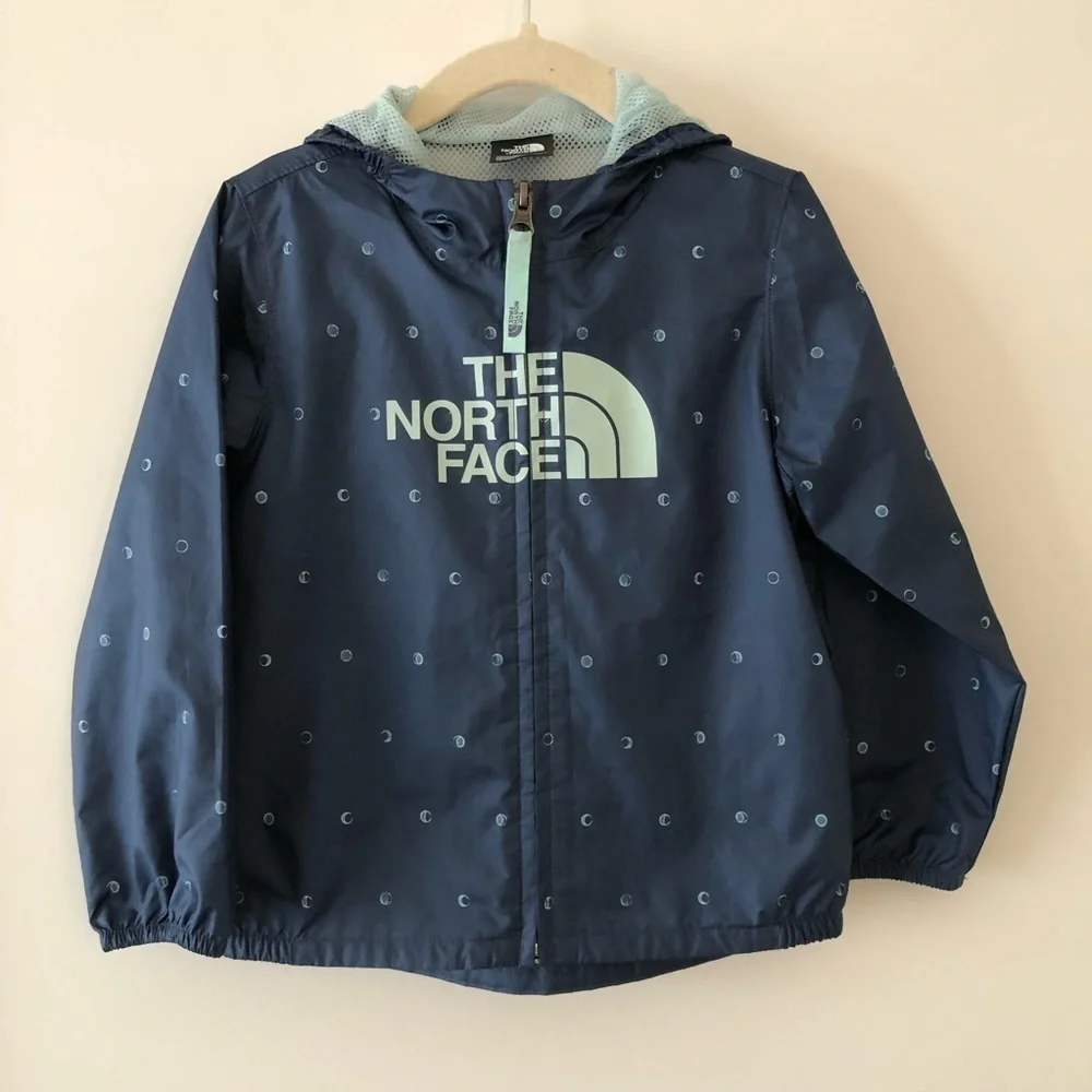 North Face Baby Moon Phase Blue Windbreaker Jacket 18-24 M